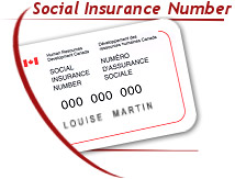 SIN, social insurance number Canada