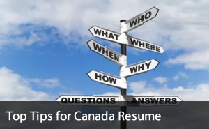 top tips for canada resume