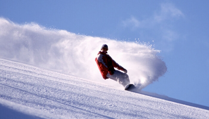 skiing man in Canada