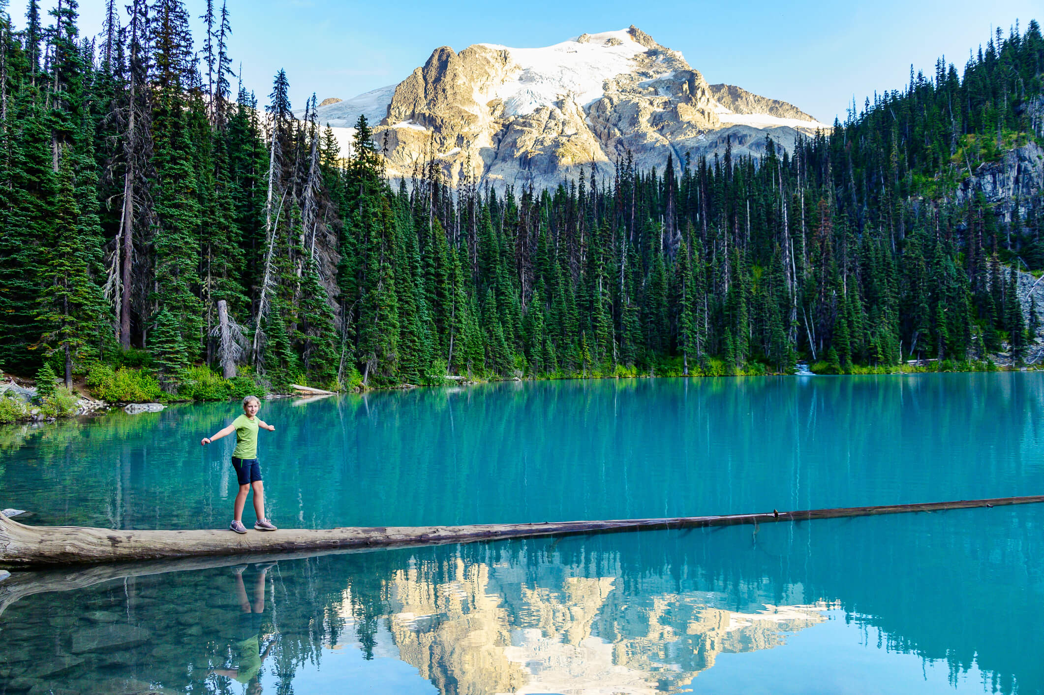 Paysage des Lacs Joffre, British Columbia