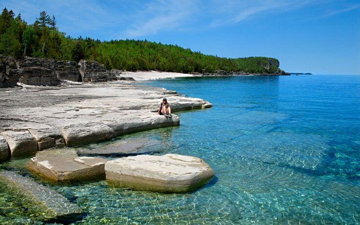 Bruce Peninsula National Park In Canada