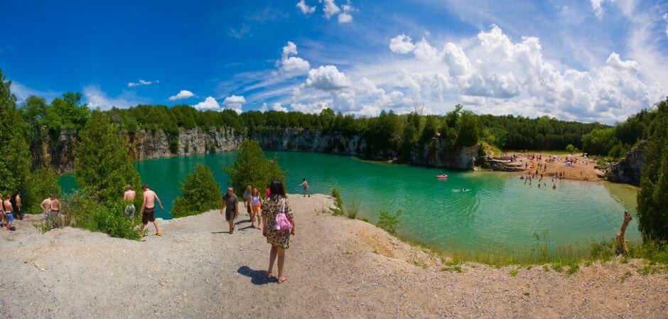 un lac au Canada