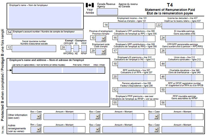 What Is A T4 Slip And How To Read It