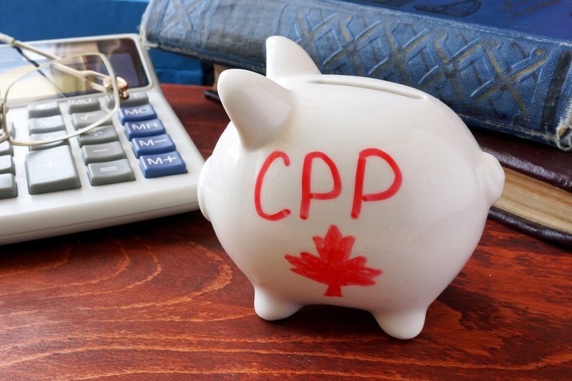 Piggy bank with the word CPP