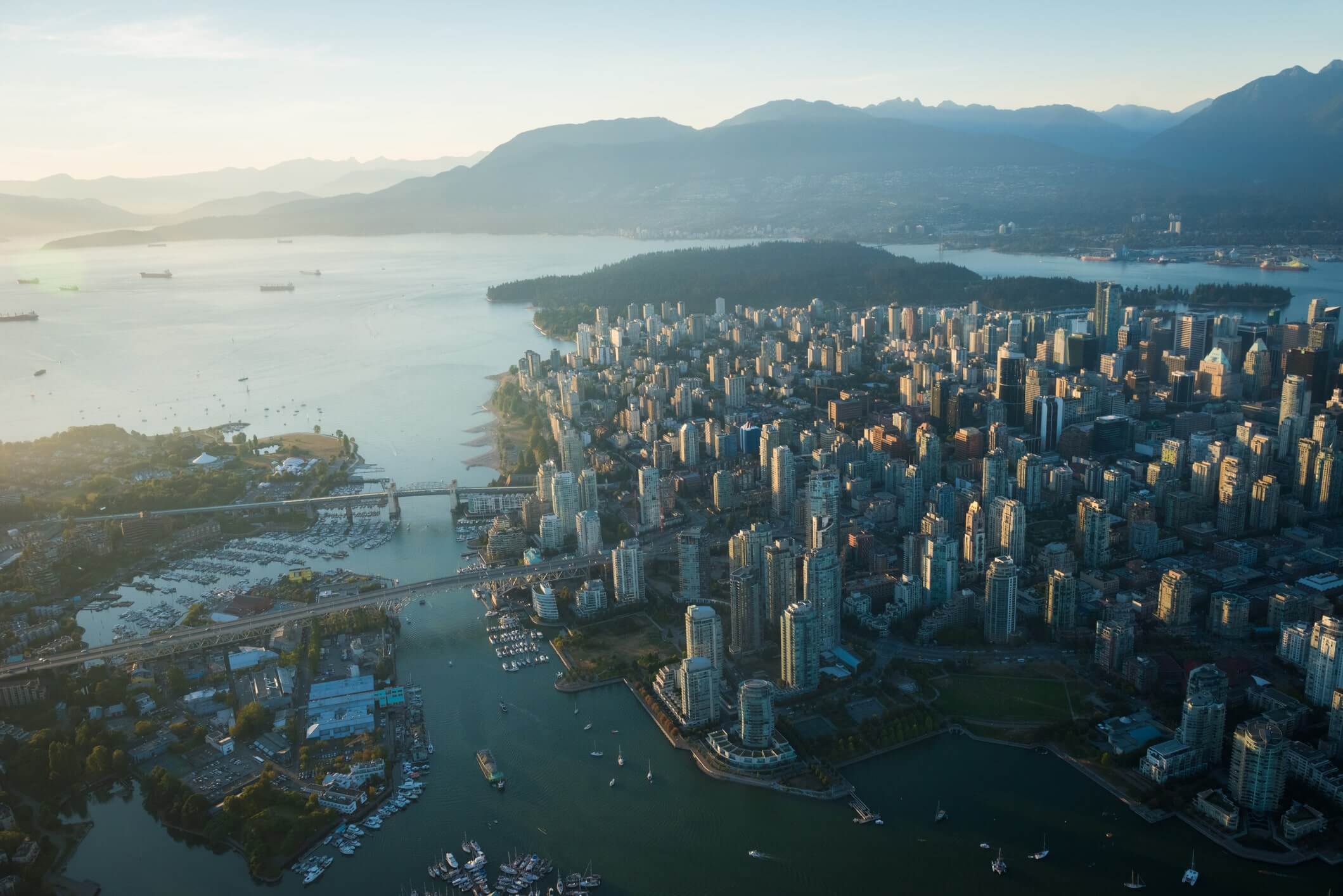 overview of Vancouver, Canada