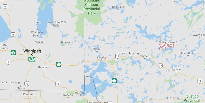 Travelling from Winnipeg to Sioux Lookout
