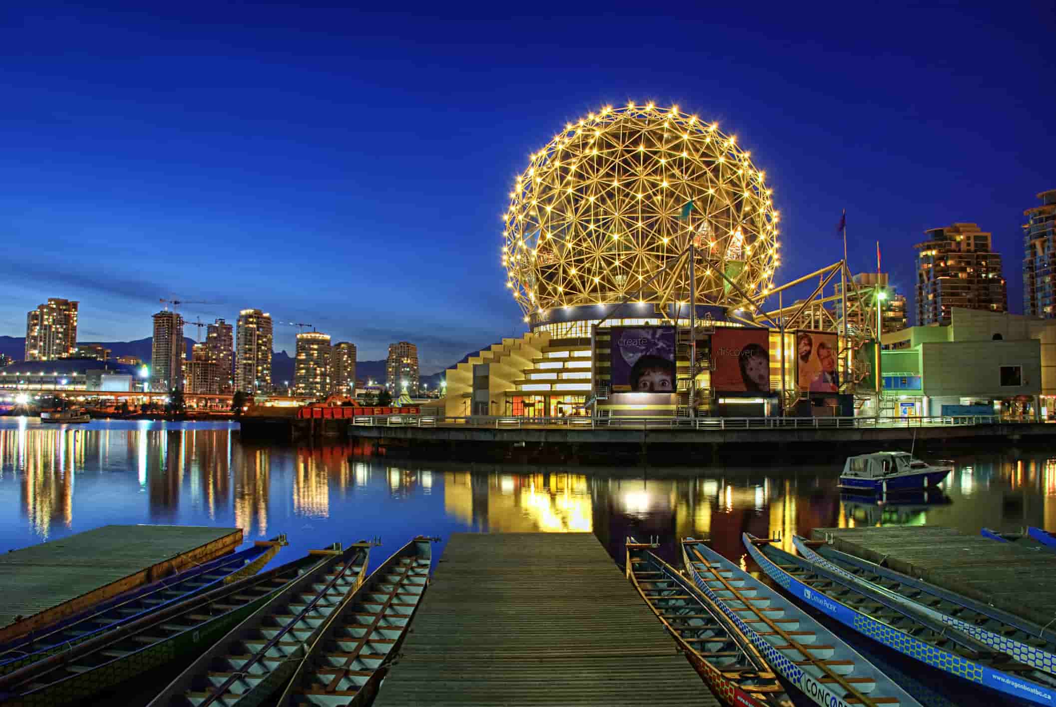 Vancouver, Canada la nuit