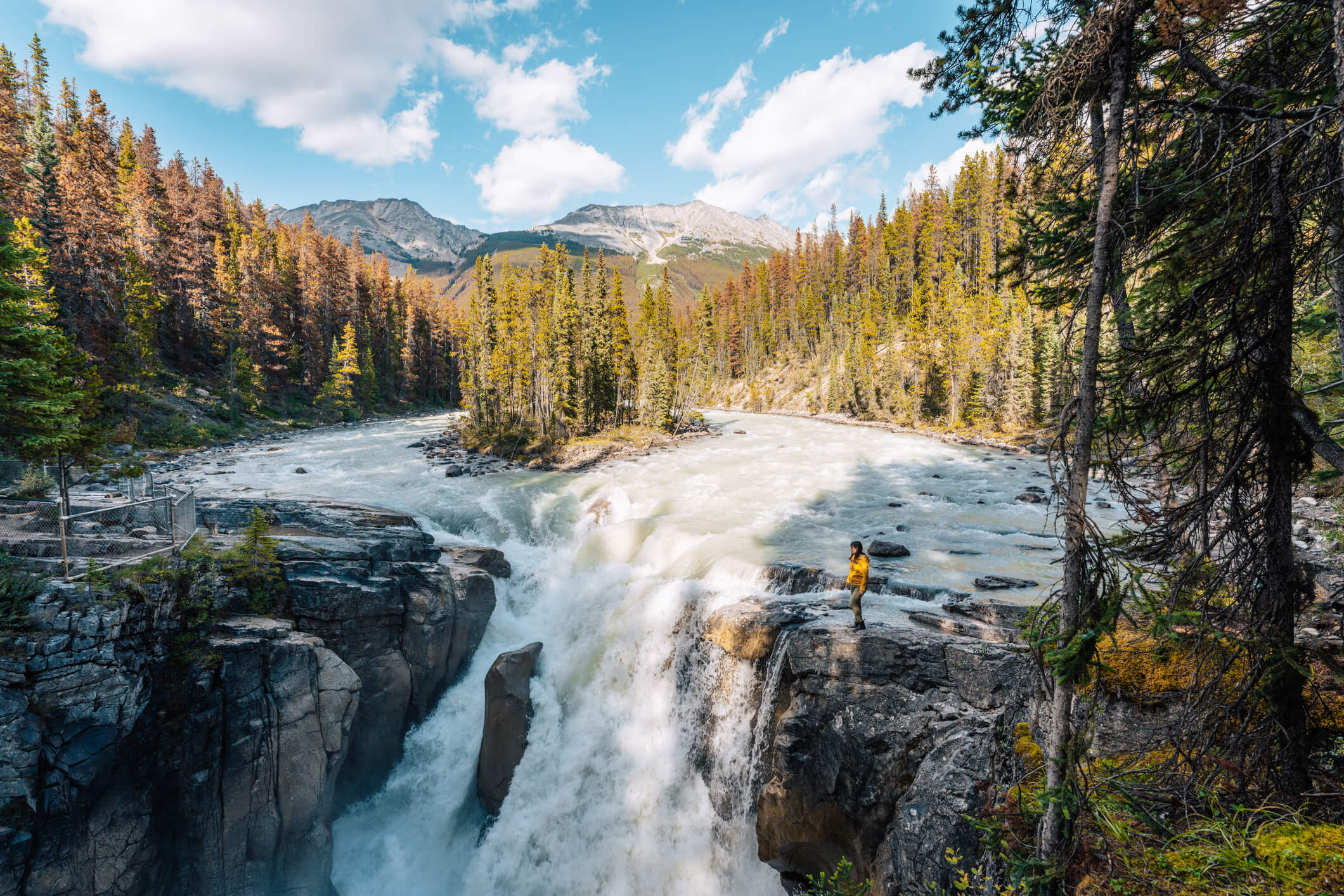 waterfall in Canada