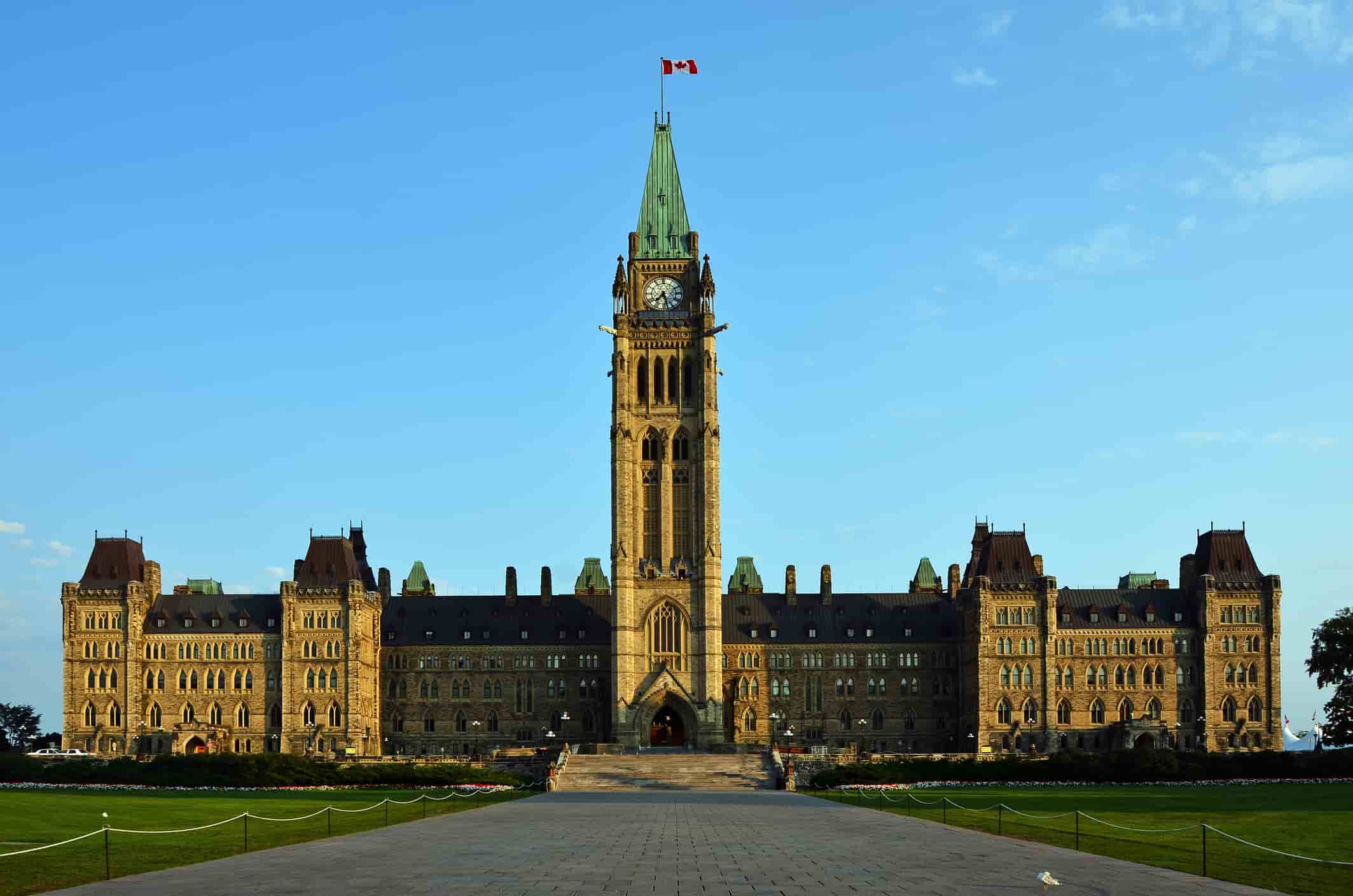 Bâtiment du Parlement du Canada à Ottawa, Canada