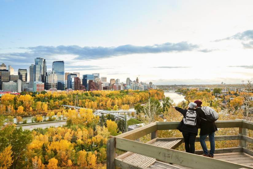 Couple à Calgary