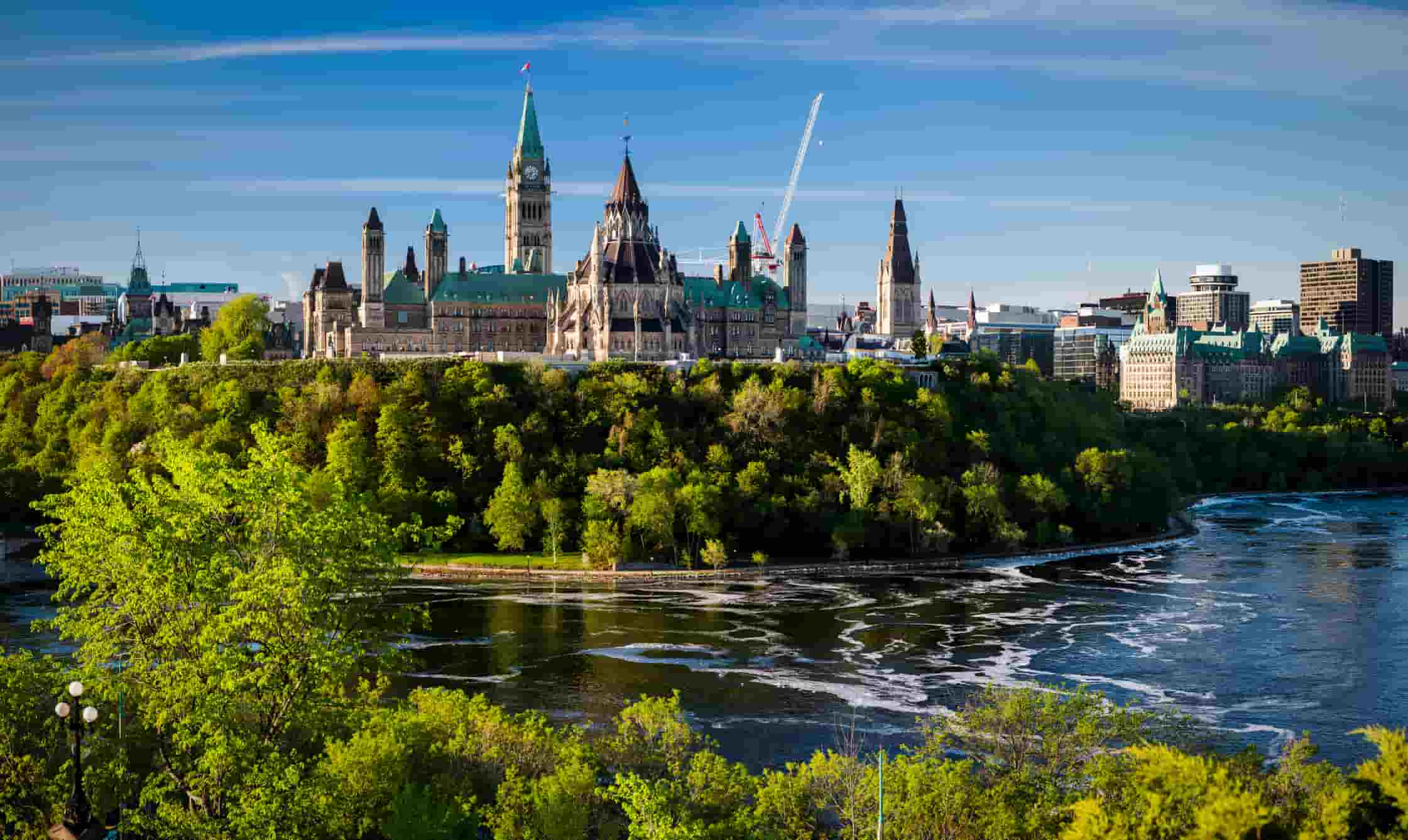 Colline du Parlement à Ottawa