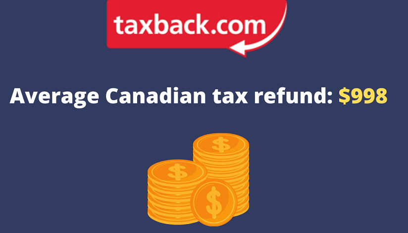 Taxback average Canadian tax refund