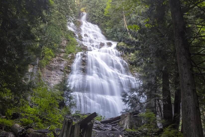 Bridal Veil Falls In Canada