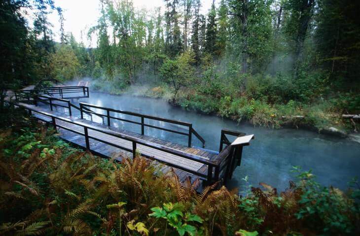 natural hot spring in Canada