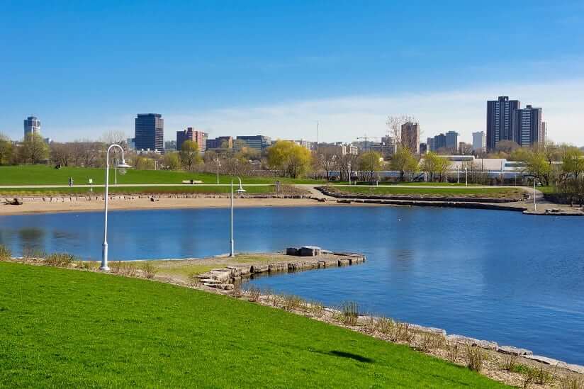 Parc Bayfront à Hamilton, Ontario