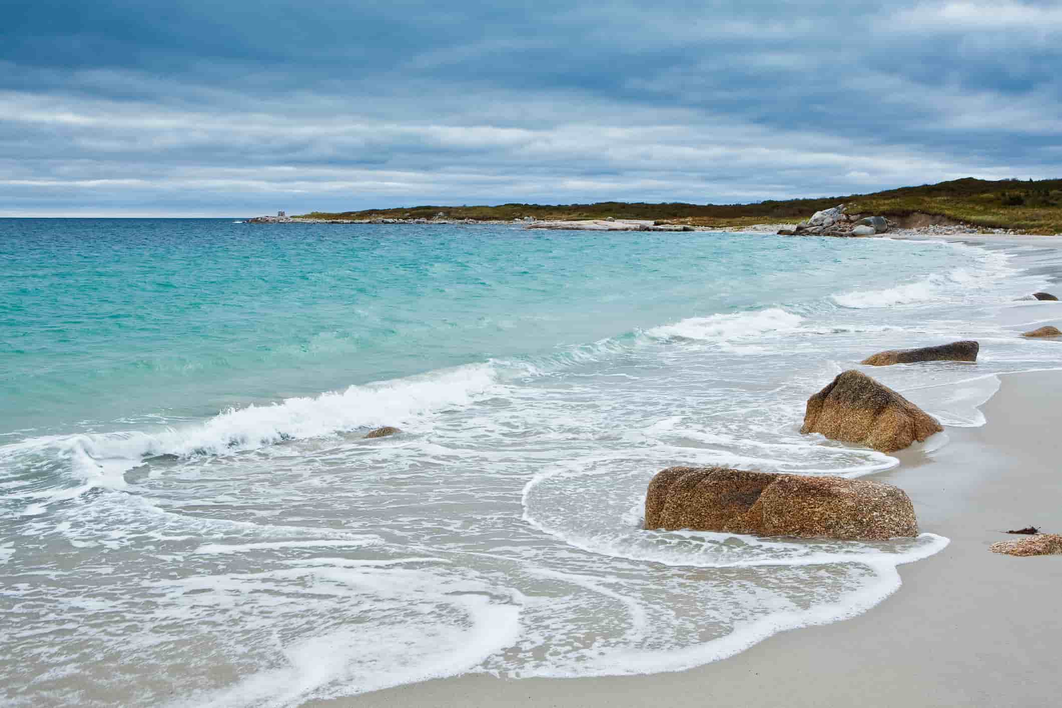 Plage du Croissant de Cristal - Nova Scotia, Canada