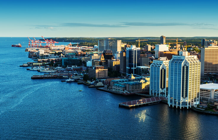 overview of Halifax, Nova Scotia