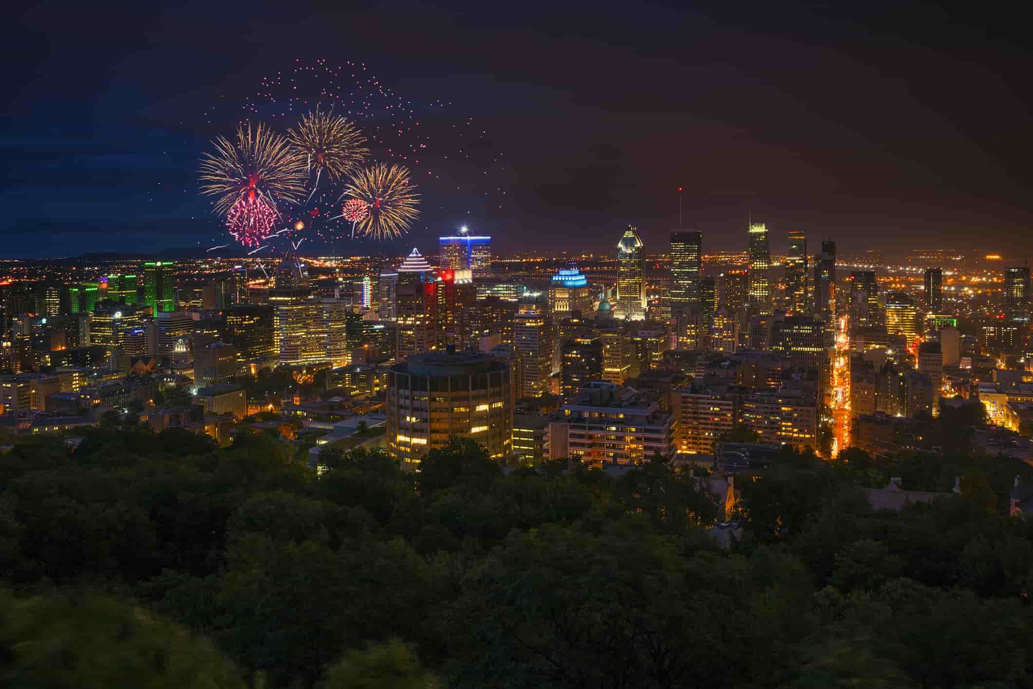 Montreal fireworks